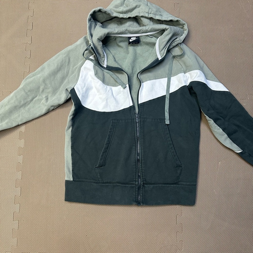 Nike Two-Tone Zip-Up Hoodie